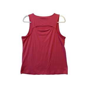 C&C California Cut Out Back Tank Top Barbie Pink Women's M Summer Staple Resort